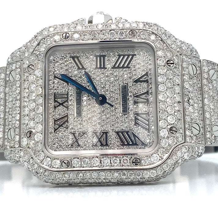 Cartier Santos Moissanite