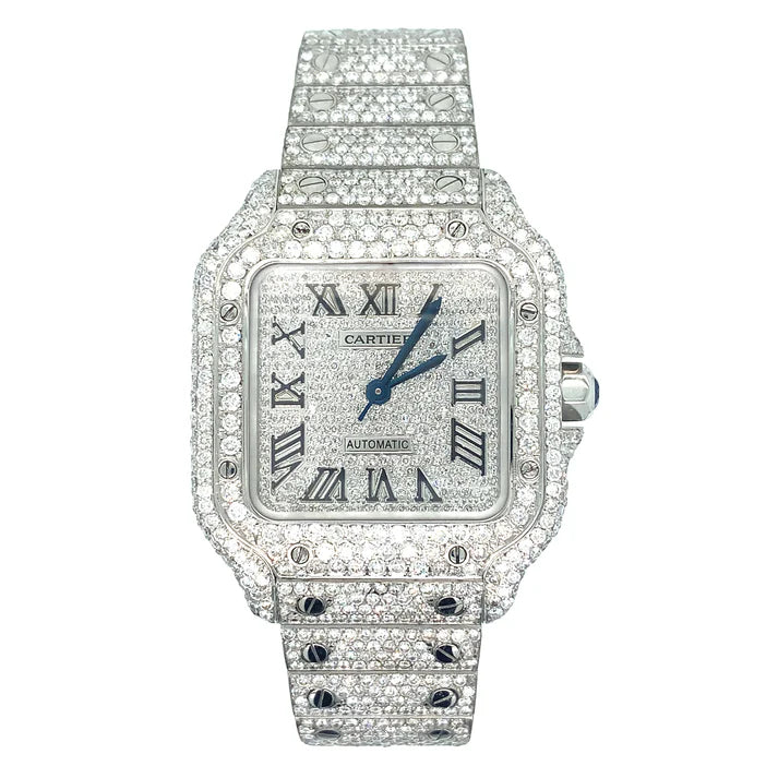 Cartier Santos Moissanite